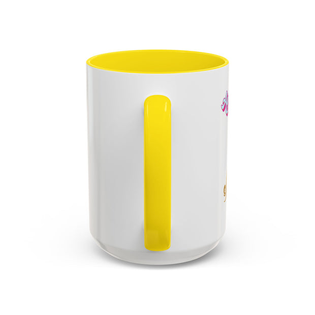 'Aquarius' Zodiac Accent Coffee Mug
