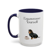 'Espawresso Yourself' Dachshund Accent Coffee Mug