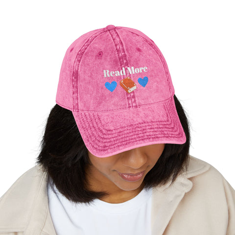 'Read More' Vintage Embroidered Cap