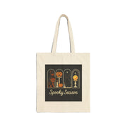 Spooky Season Doberman Cotton Canvas Tote Bag