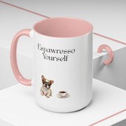 'Espawresso Yourself' French Bulldog Accent Coffee Mug