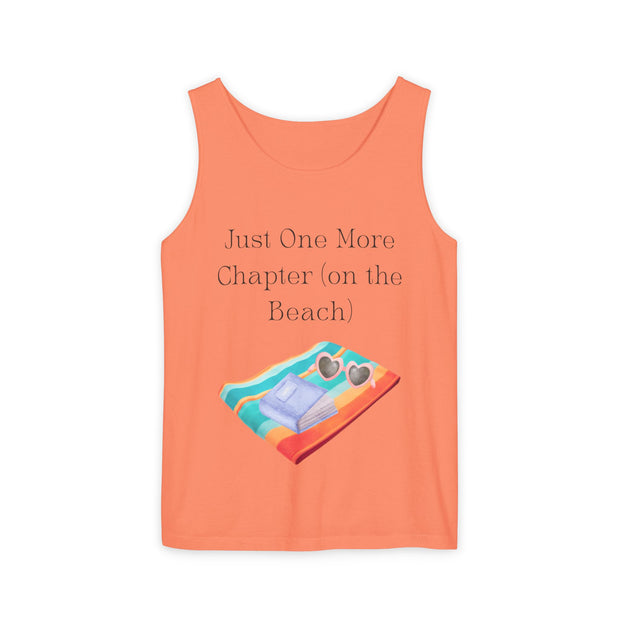 'Just One More Chapter (on the Beach)' Unisex Tank Top