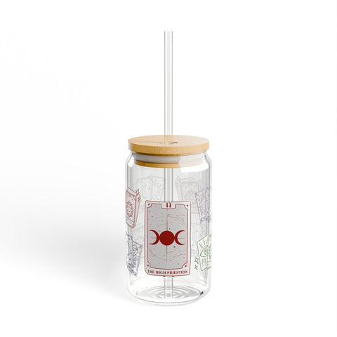 'The High Priestess' Tarot Card Sipper Glass