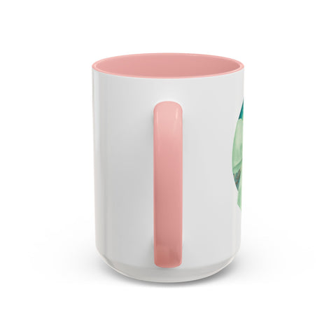 Green Planet Wrapped In A Bow Accent Coffee Mug