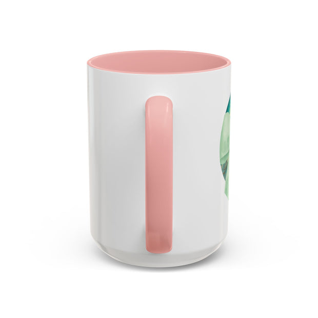 Green Planet Wrapped In A Bow Accent Coffee Mug