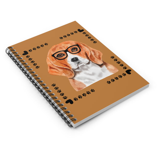 Geeky Good Beagle Spiral Notebook