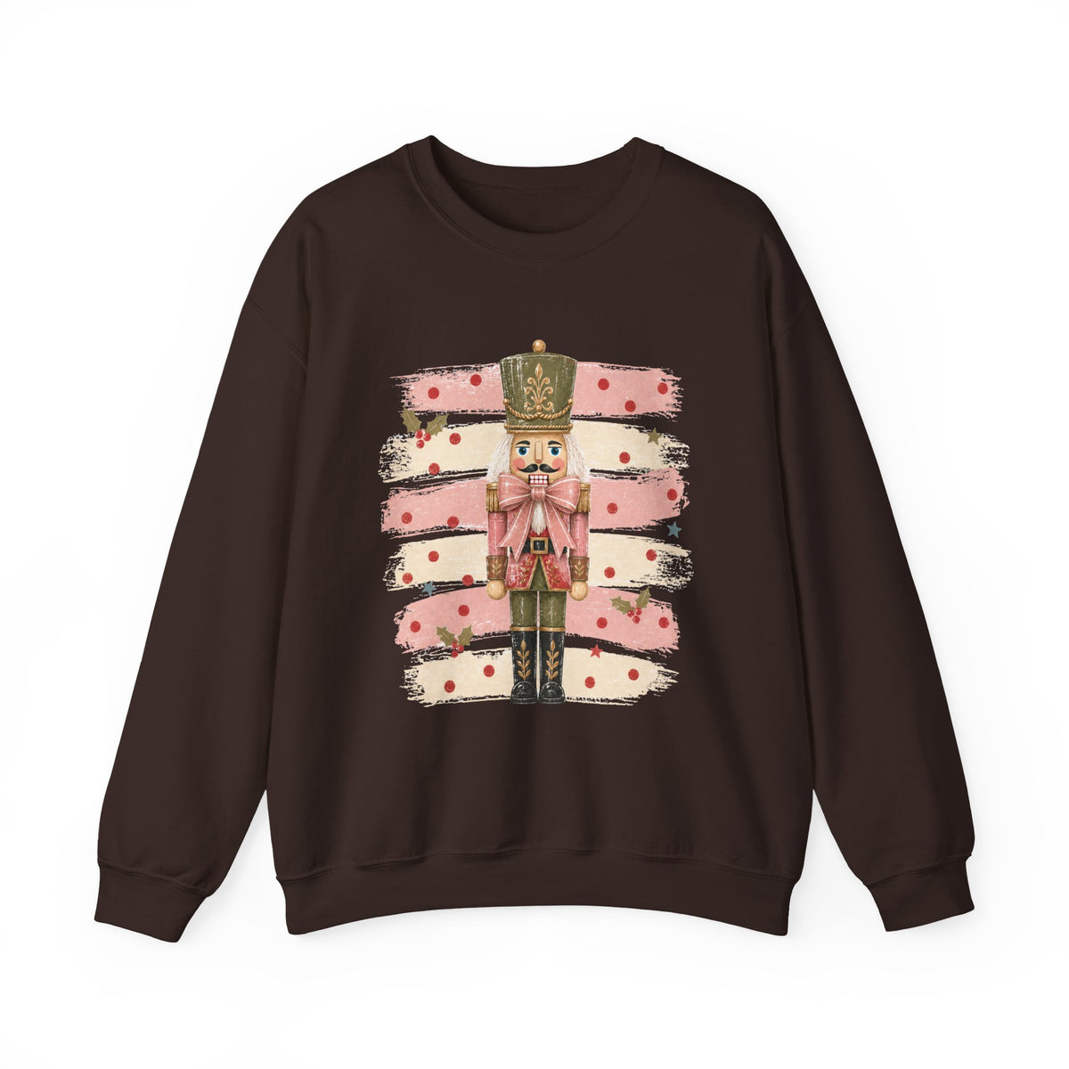 Coquette Nutcracker Sweatshirt, Pink Bow Christmas Crewneck, Nutcracker Christmas Shirt, Girly Holiday Sweatshirt, Vintage Christmas Gift