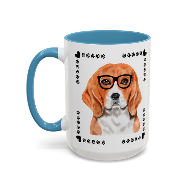 Geeky Good Beagle Accent Coffee Mug