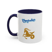 'Capricorn' Zodiac Accent Coffee Mug