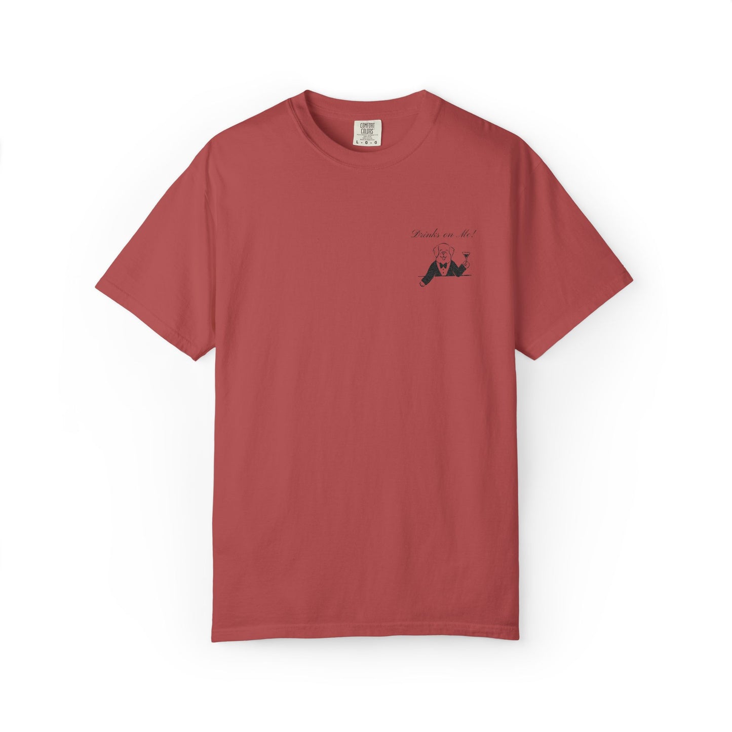Drinks On Me Wedding Shirt, Funny Dog Bride Tee, Cocktail Hour Bridal Shirt, Cute Puppy Wedding Tee, Bachelorette Shirt