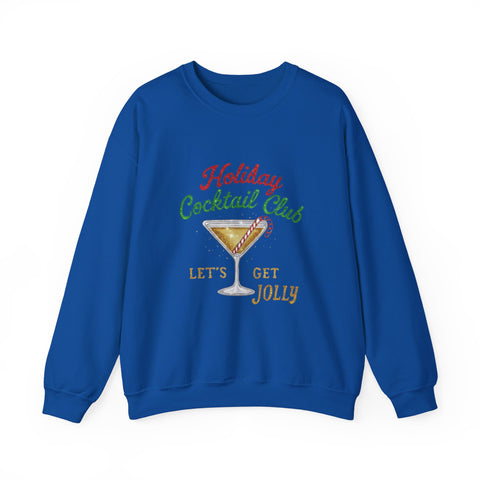 Holiday Cocktail Club Sweatshirt | Lets Get Jolly Christmas Sweatshirt