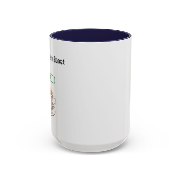 'Loading...Caffeine Boost' Accent Coffee Mug