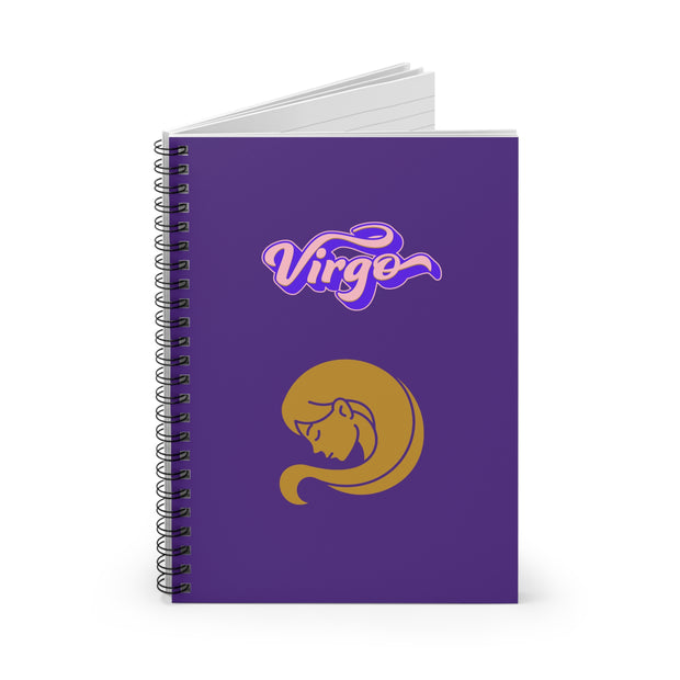 'Virgo' Zodiac Spiral Notebook