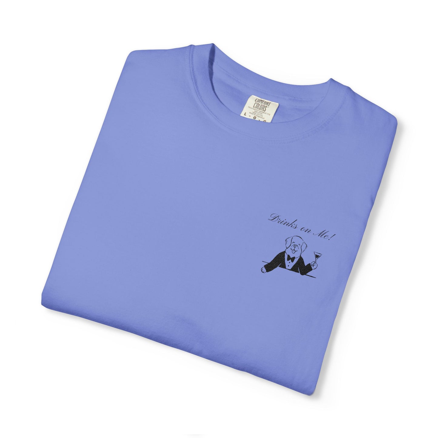 Drinks On Me Wedding Shirt, Funny Dog Bride Tee, Cocktail Hour Bridal Shirt, Cute Puppy Wedding Tee, Bachelorette Shirt