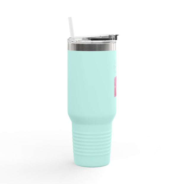 'I Like Big Books and I Cannot Lie' Insulated Travel Mug, 40oz