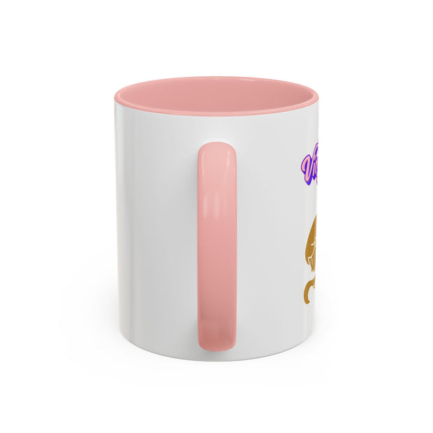 'Virgo' Zodiac Accent Coffee Mug
