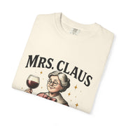 Mrs. Claus Wine Club T-Shirt, Fun Christmas Tee, Holiday Humor Shirt, Unique Gift for Wine Lovers, Mrs Claus Wine Lover Apparel