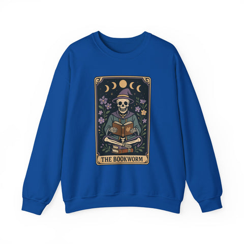 Bookworm Skeleton Crewneck Sweatshirt