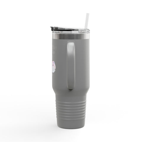 'Player 2 Has Joined The Party' 'Est. 2026' Insulated Travel Mug, 40oz