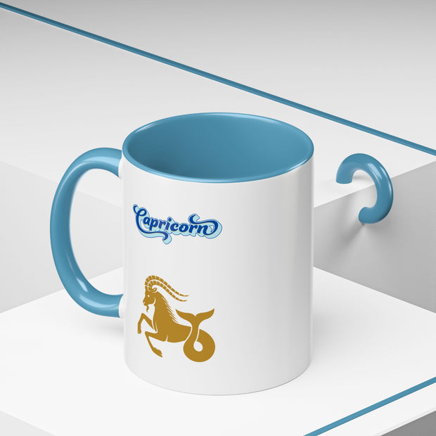 'Capricorn' Zodiac Accent Coffee Mug
