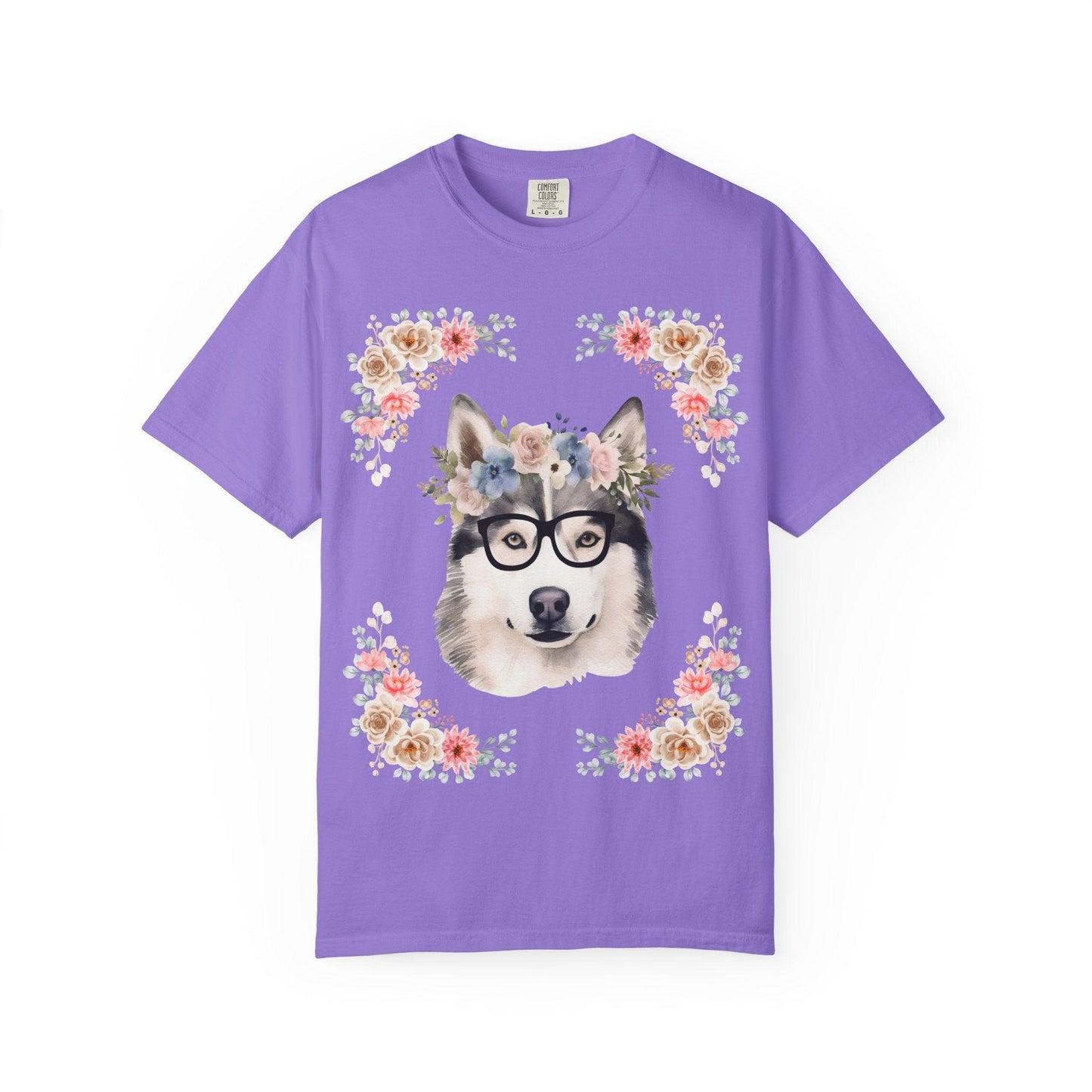 Geeky Goddess Siberian Husky Unisex T-Shirt