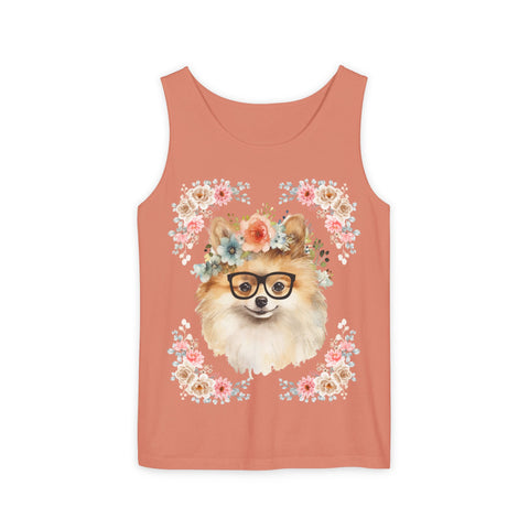Geeky Goddess Pomeranian Unisex Tank Top