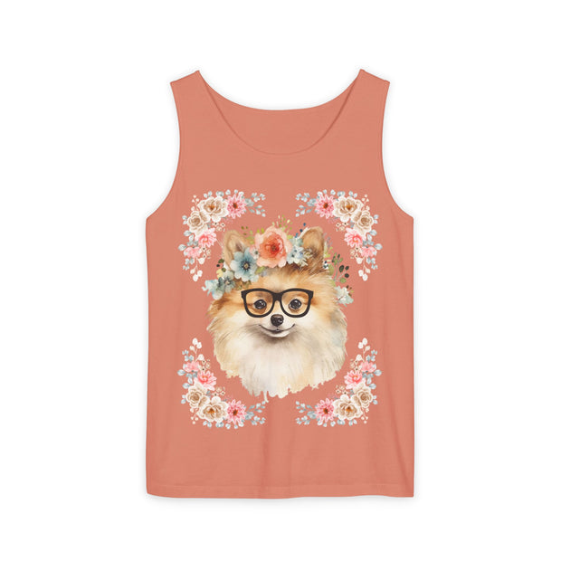 Geeky Goddess Pomeranian Unisex Tank Top