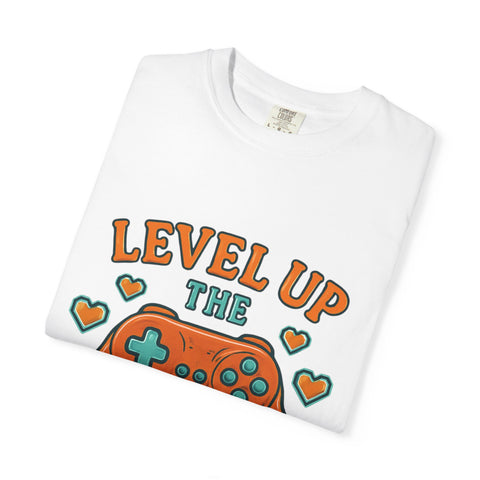 Gamer T-shirt - Level Up the Leftovers | Unisex Gaming Tee, Casual Wear, Game Night Shirt, Gift for Gamers, Funny Apparel
