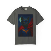 Superhero Dark Gray Cat Unisex T-shirt