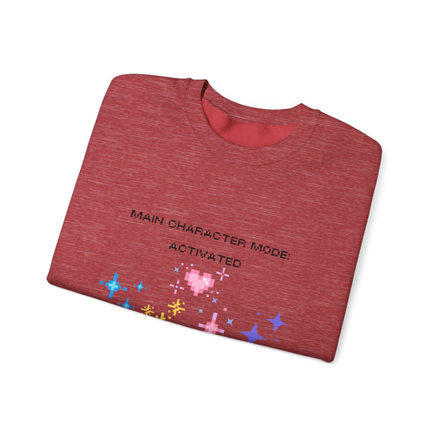 'Main Character Mode Activated' Unisex Crewneck Sweatshirt