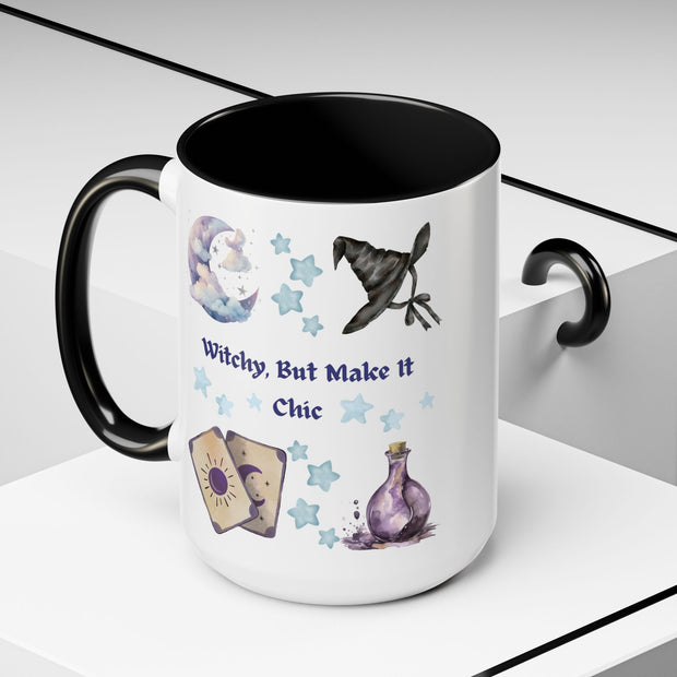 'Witchy, But Make It Cute' Accent Coffee Mug