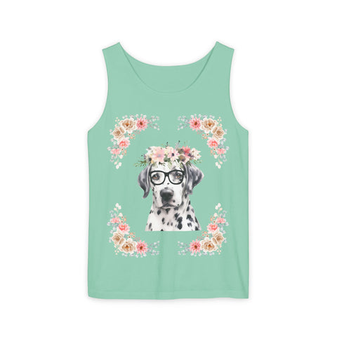 Geeky Goddess Dalmatian Unisex Tank Top