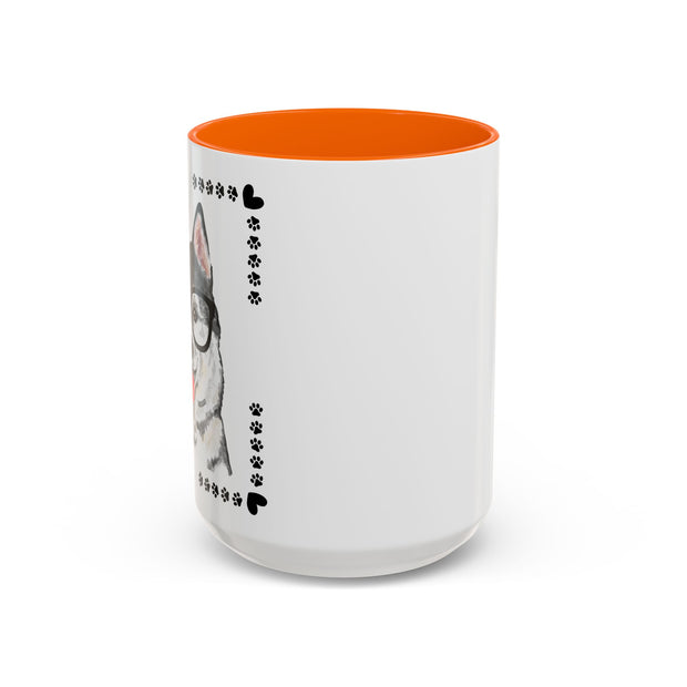 Geeky Good Siberian Husky Accent Coffee Mug