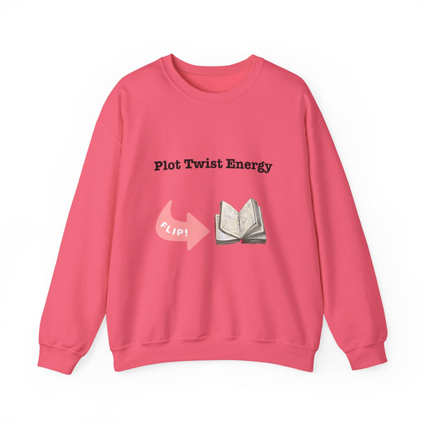 'Plot Twist Energy' Unisex Crewneck Sweatshirt
