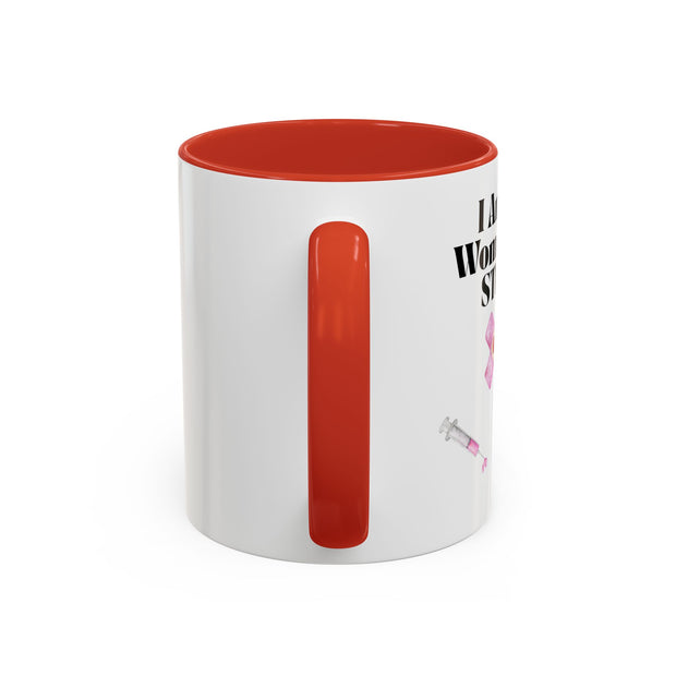 'I Am A Woman In STEM' Nurse Accent Coffee Mug