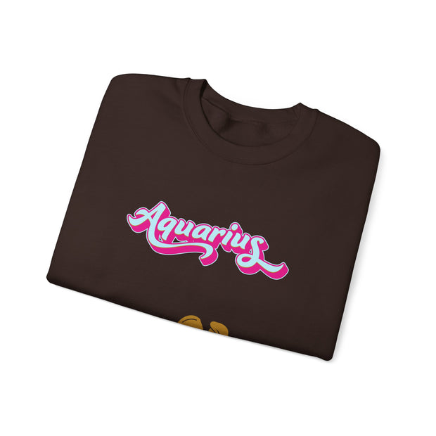 'Aquarius' Zodiac Unisex Crewneck Sweatshirt