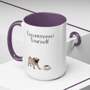 'Espawresso Yourself' Pug Accent Coffee Mug