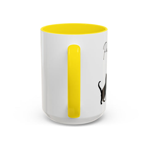 'Paws and Reflect' Cats Accent Coffee Mug