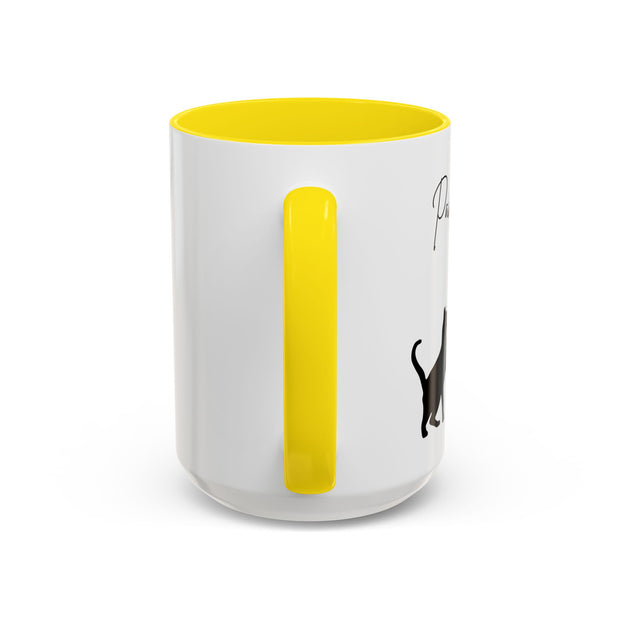 'Paws and Reflect' Cats Accent Coffee Mug