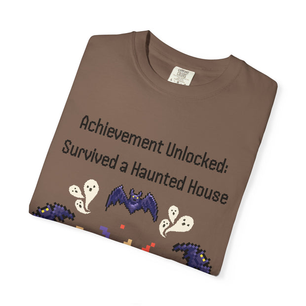 'Achievement Unlocked Haunted House' Unisex T-Shirt