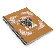 Geeky Goddess English Mastiff Spiral Notebook