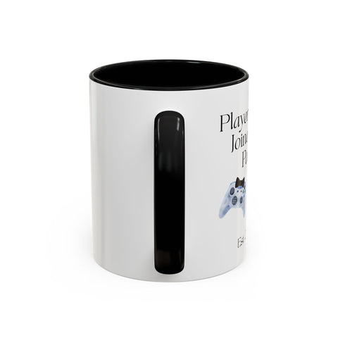'Player 2 Has Joined The Party' 'Est. 2026' Accent Coffee Mug