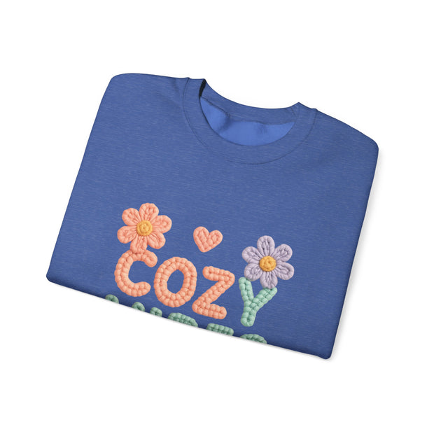 Cozy Vibes Sweatshirt - Perfect for Relaxing, Gifts, Spring Fashion, Casual Wear, Family Gatherings