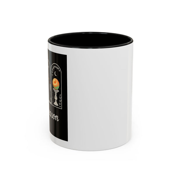 Spooky Season Yorkie Accent Coffee Mug