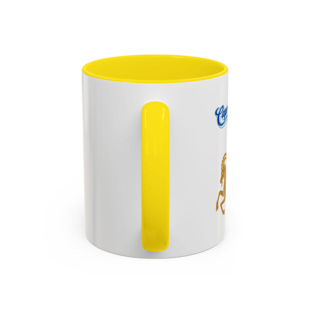 'Capricorn' Zodiac Accent Coffee Mug