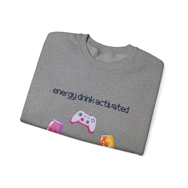 'Energy Drink Activated' Unisex Crewneck Sweatshirt