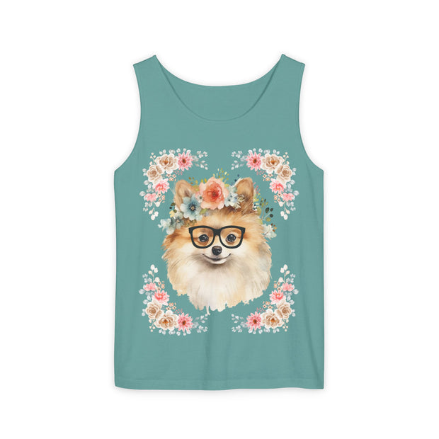 Geeky Goddess Pomeranian Unisex Tank Top