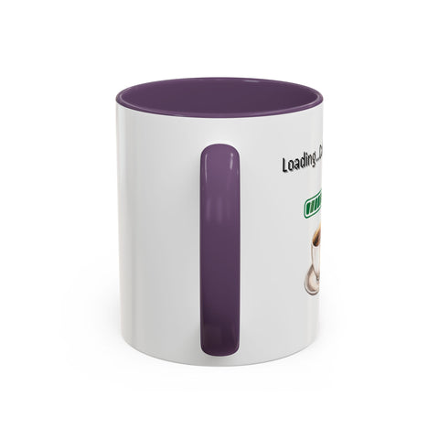 'Loading...Caffeine Boost' Accent Coffee Mug