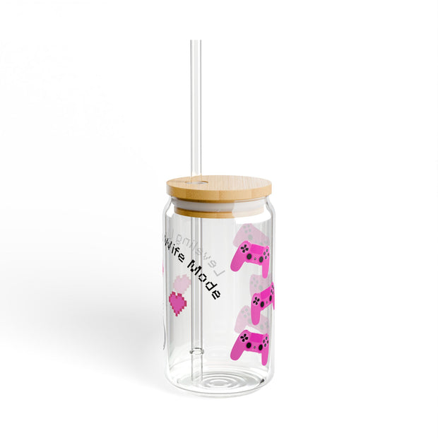 'Leveling Up To Wife Mode' Sipper Glass