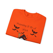 'Pretending To Be A Witch' Unisex Crewneck Sweatshirt